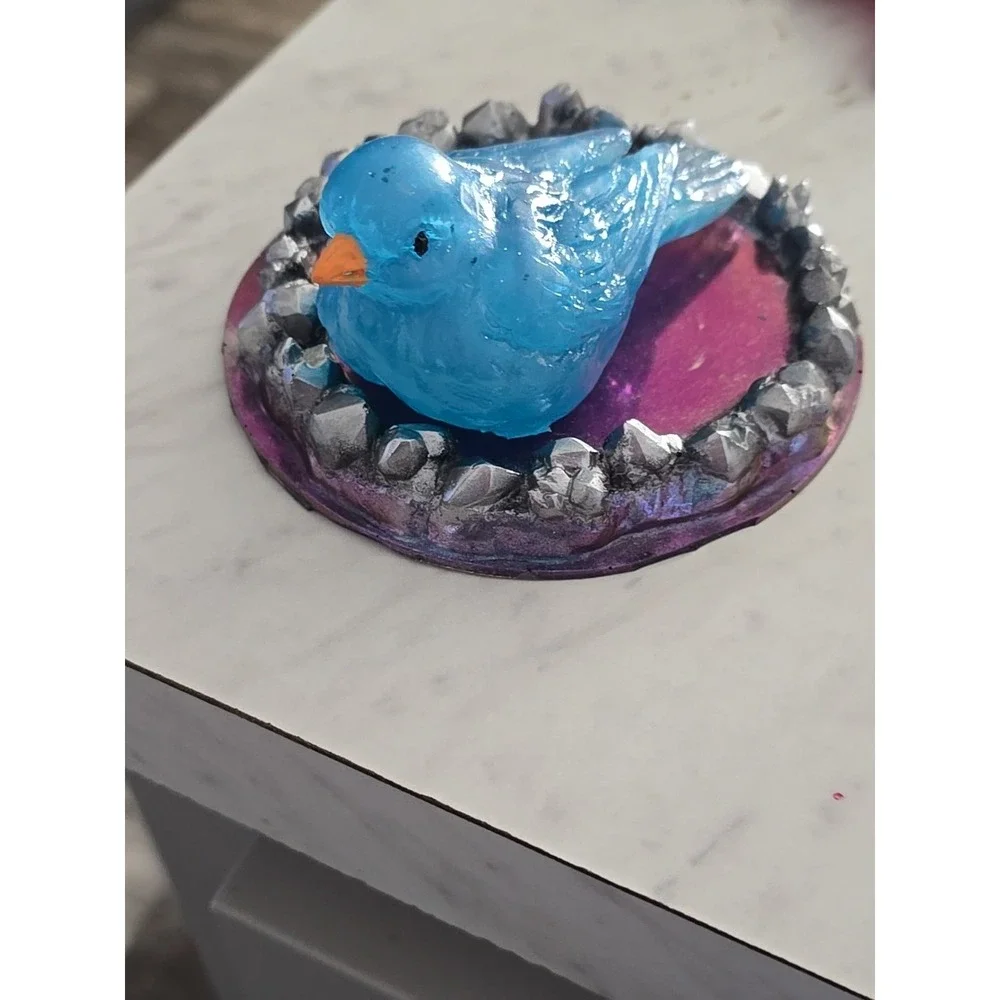 Handmade Resin Coaster Trinket Dish Coin Holder Jewelry Dish Decoration Gift 632